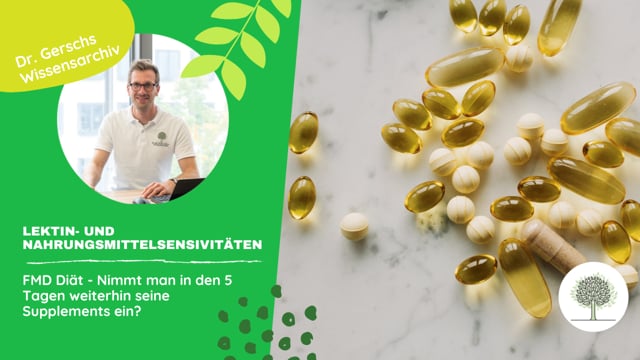 FMD - Nimmt man in den 5 Tagen weiterhin seine Supplements ein?