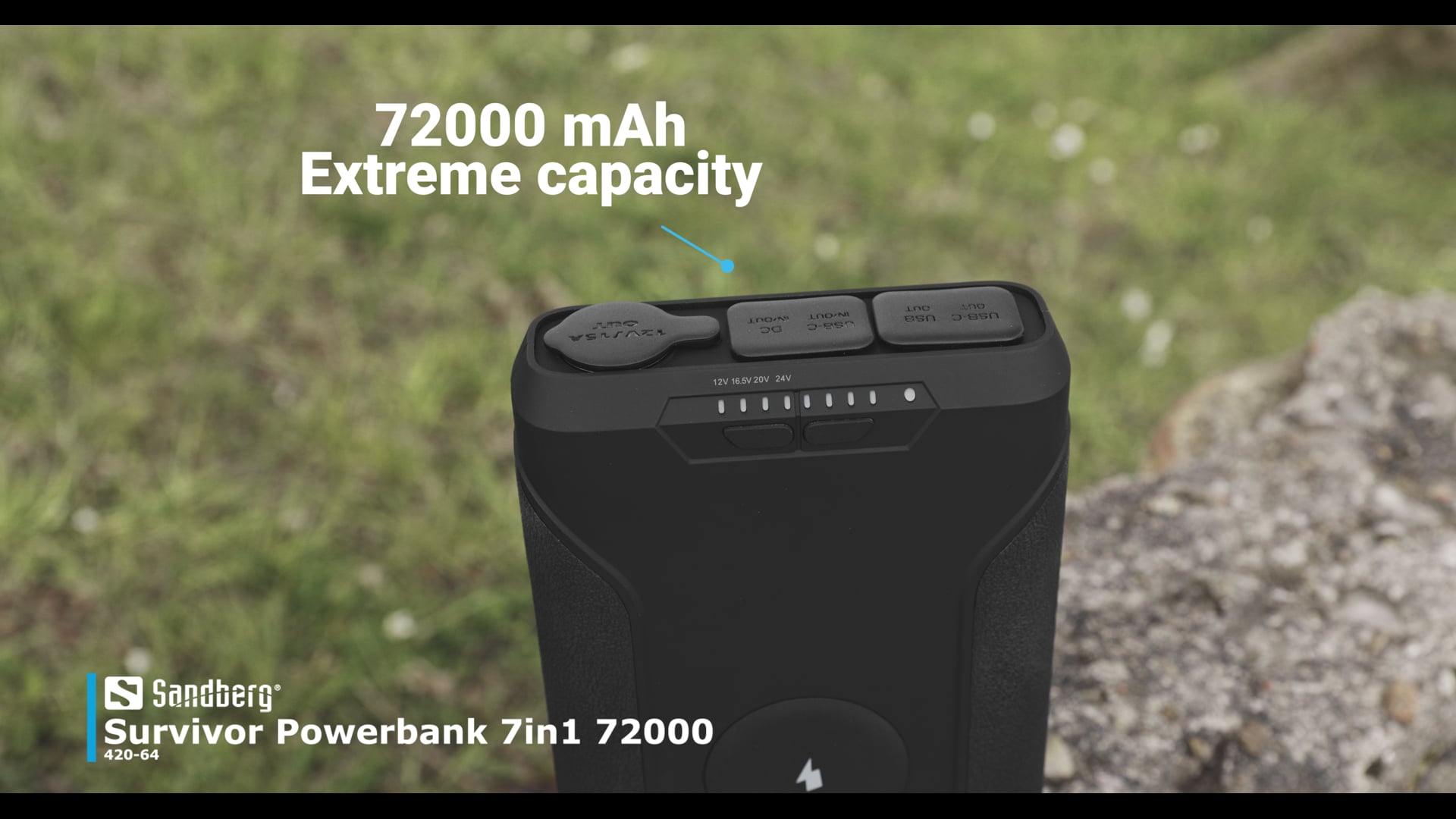 Sandberg Survivor Powerbank 7in1 72000