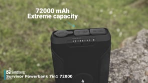 Outdoor Power Bank 60W DC/PD – 72,000mAh with 240V AU Plug and Qi