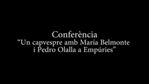 Conferència: Conversa Belmonte - Olalla