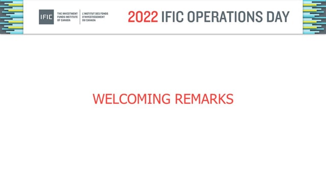 2022 Operations Day - Welcoming Remarks (June 7, 2022)