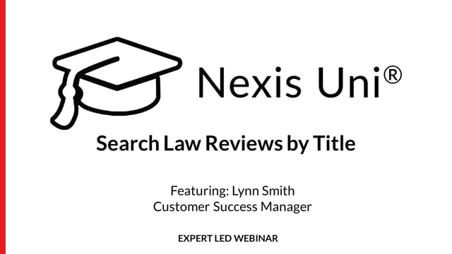 Search Law Reviews by Title-20220606 ES UNI WB LNU