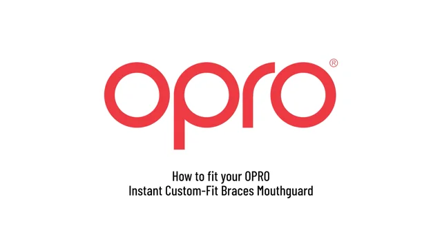 OPRO NOUVEAU Instant Custom-FIt Protège-dents, technologie de montage  révolutionnaire pour un confort ultime et protection, bouclier de gomme  pour le