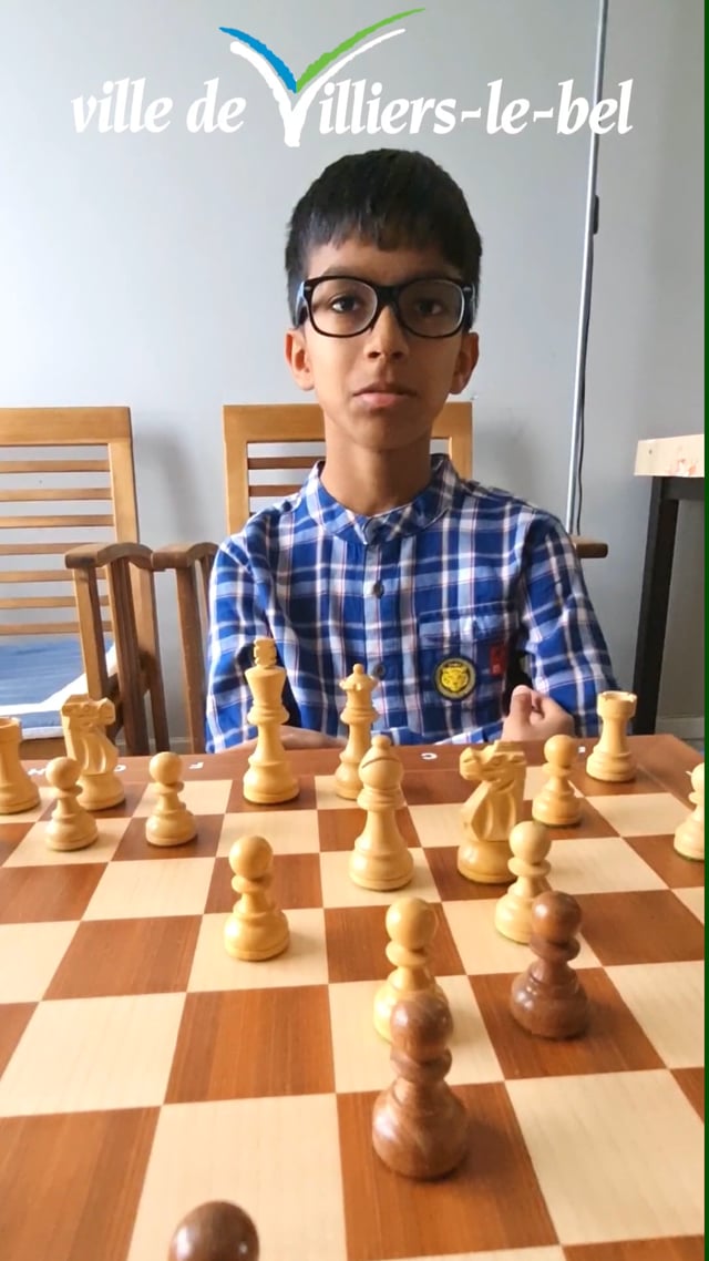 Vimeo Video : Vaïshak champion d’échecs !