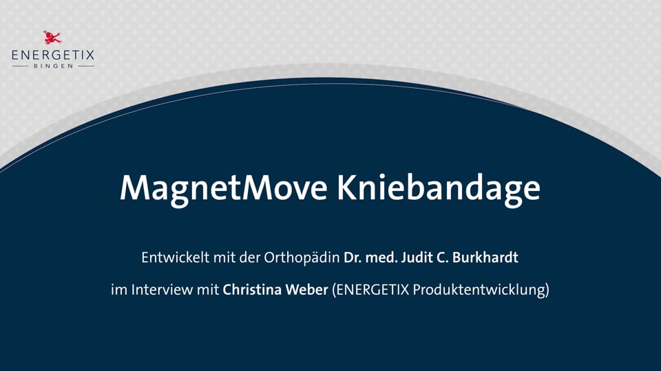 ENERGETIX Interview Kniebandage MagnetMove