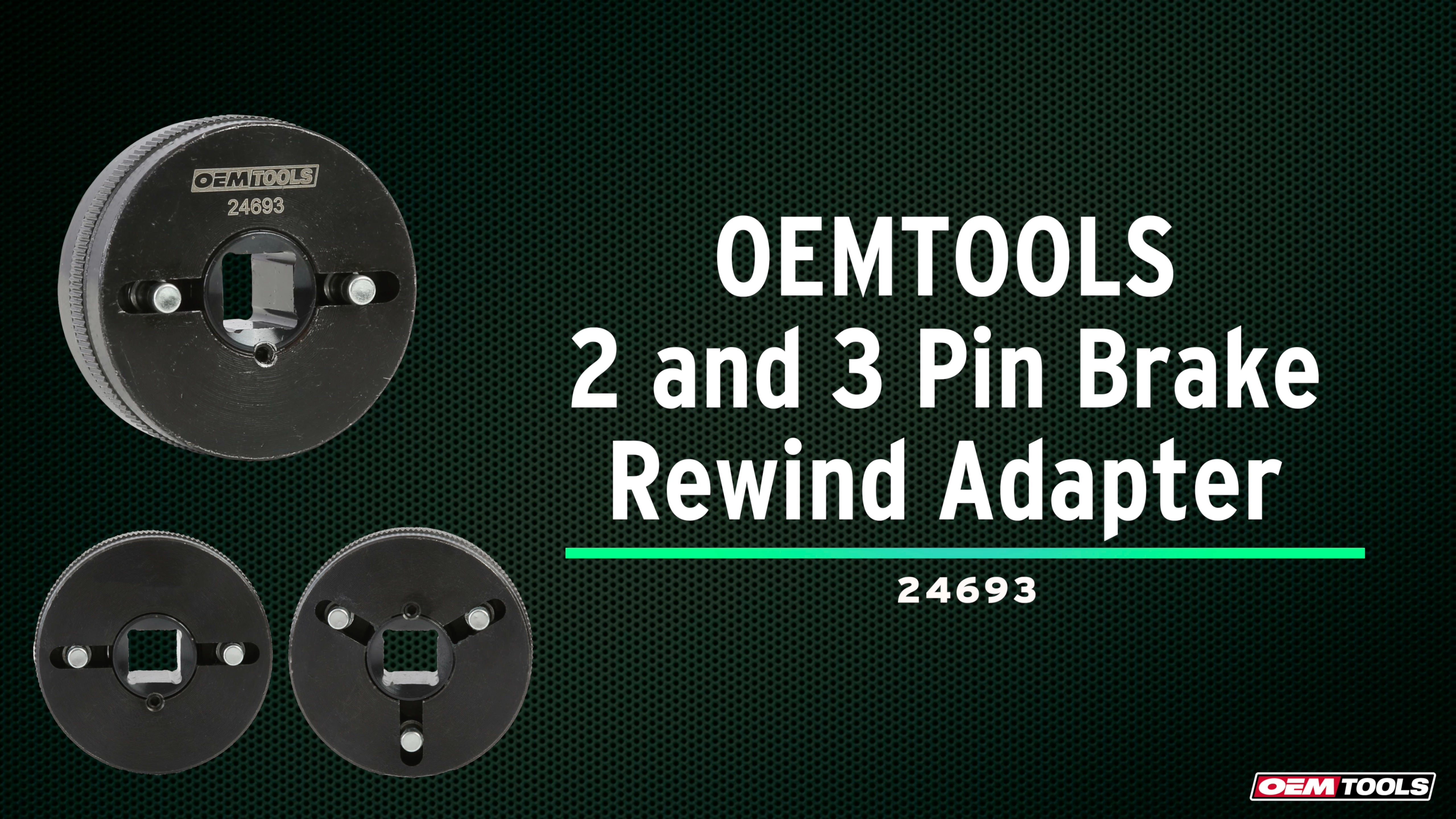 OEMTOOLS Brake Caliper Tools OEMTOOLS 24693 2 and 3 Pin Brake Rewind