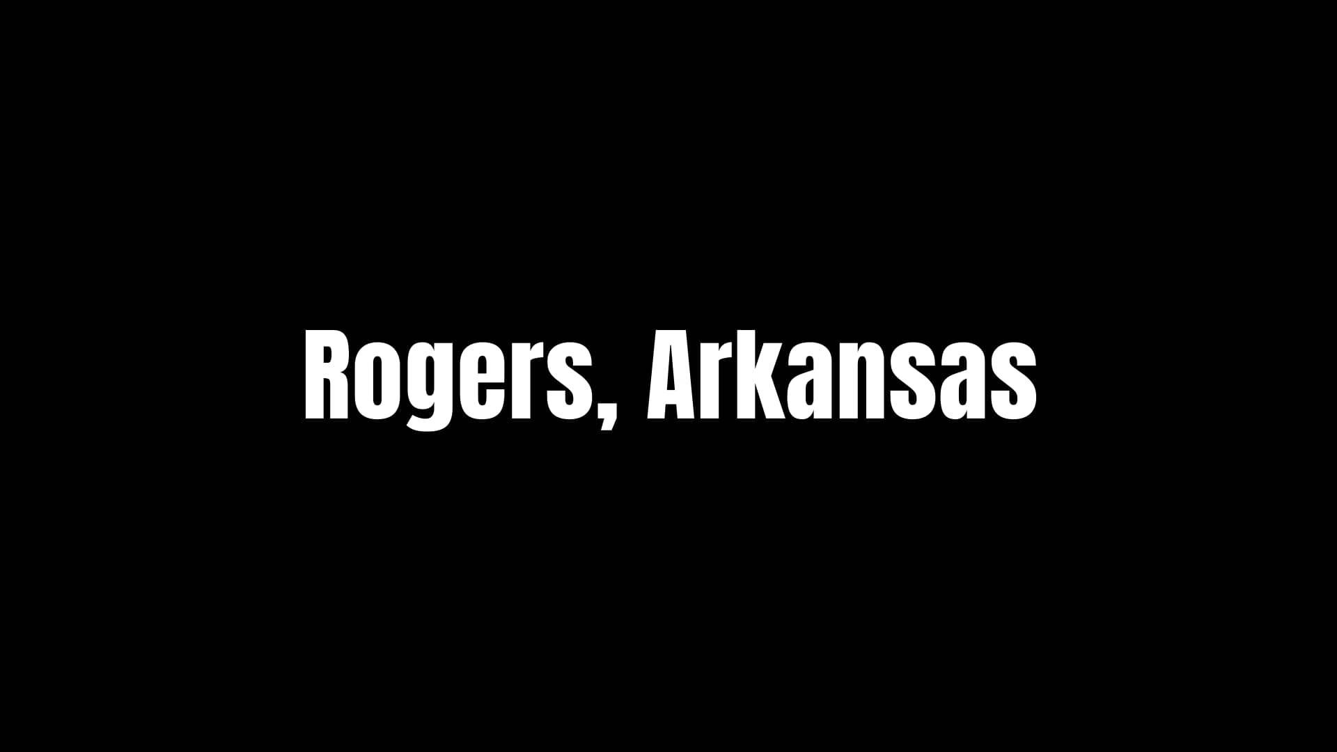 Rogers, ARTime lapse on Vimeo
