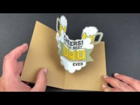 Cheers to Dad Fathers Day Pop Up Card