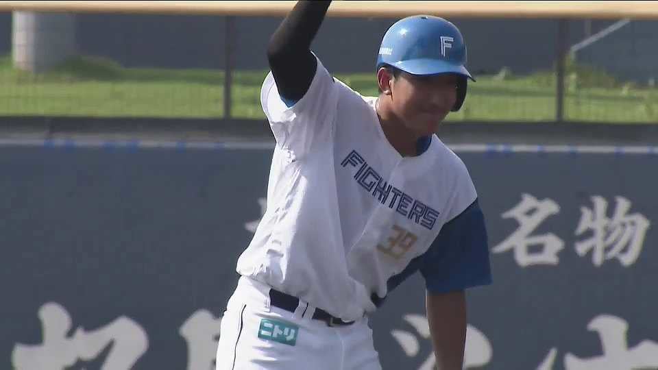 【ファーム】技ありの一打!! ファイターズ・有薗直輝が打撃で魅せる!! 2022年6月17日  北海道日本ハムファイターズ 対 東北楽天ゴールデンイーグルス