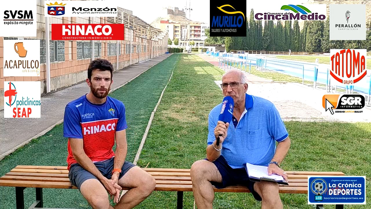 JUAN  MONTANER VILLAGRASA, ATLETA DEL CA HINACO MONZÓN Y ENTRENADOR DE LA ESCUELA  DE ATLETISMO