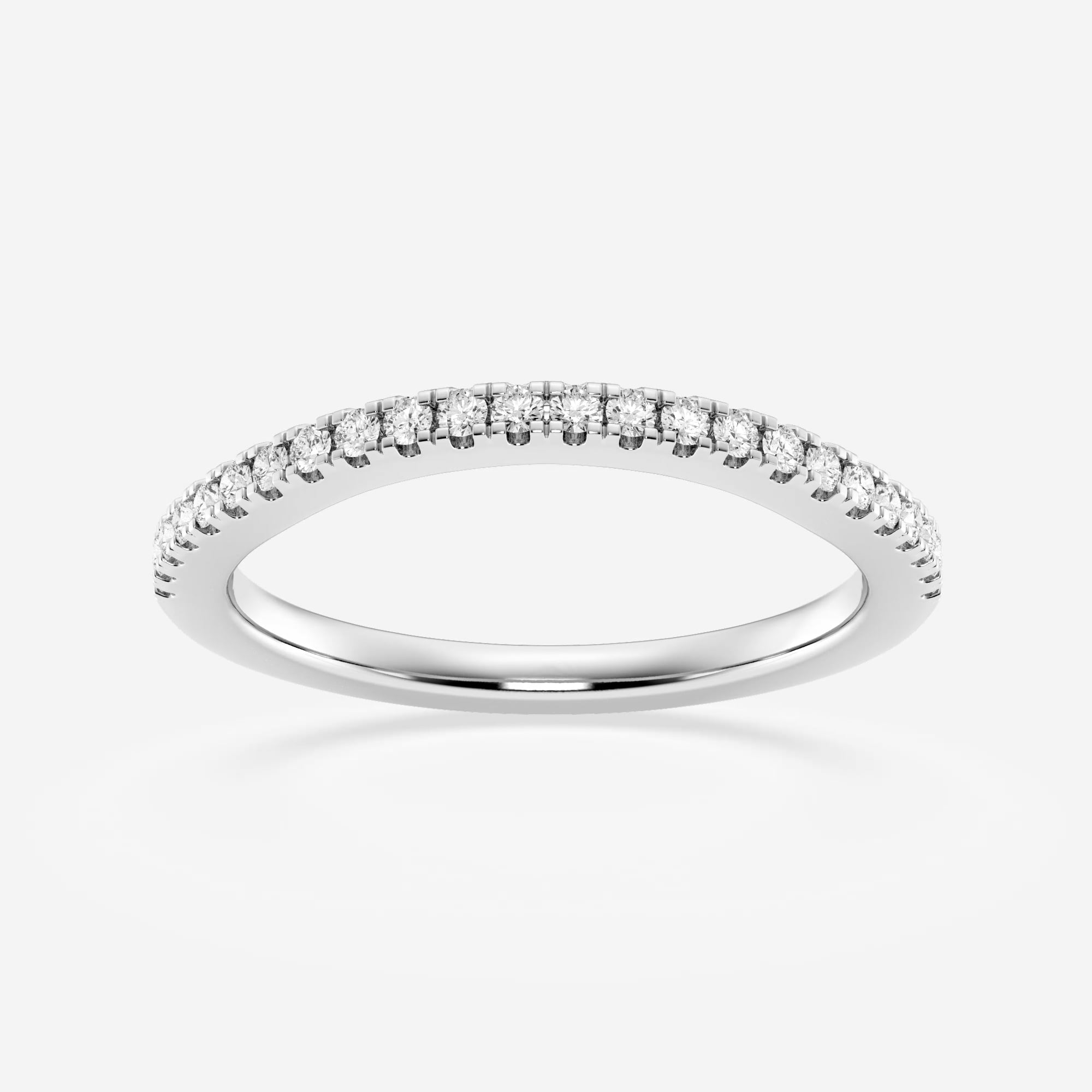 product video for 1/5 ctw Round Lab Grown Diamond Contour Wedding Band