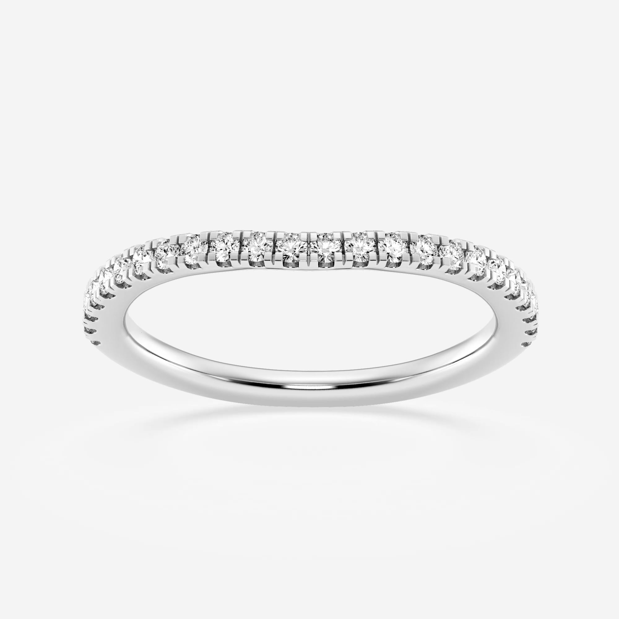 product video for 1/4 ctw Round Lab Grown Diamond Prong Set Wedding Band
