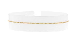 14KT YELLOW GOLD FIGARO CHAIN ANKLET