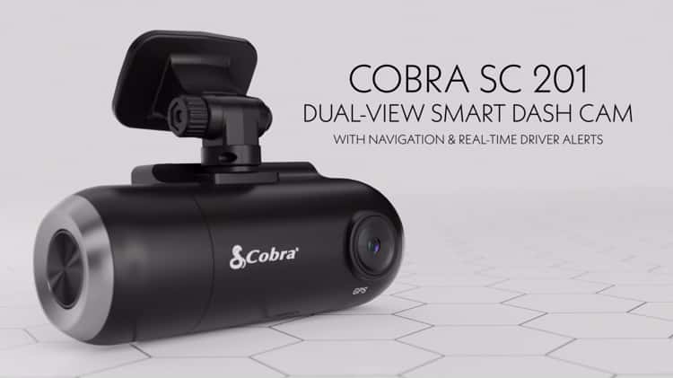 Cobra SC 201 Dual-View Smart Dash Cam