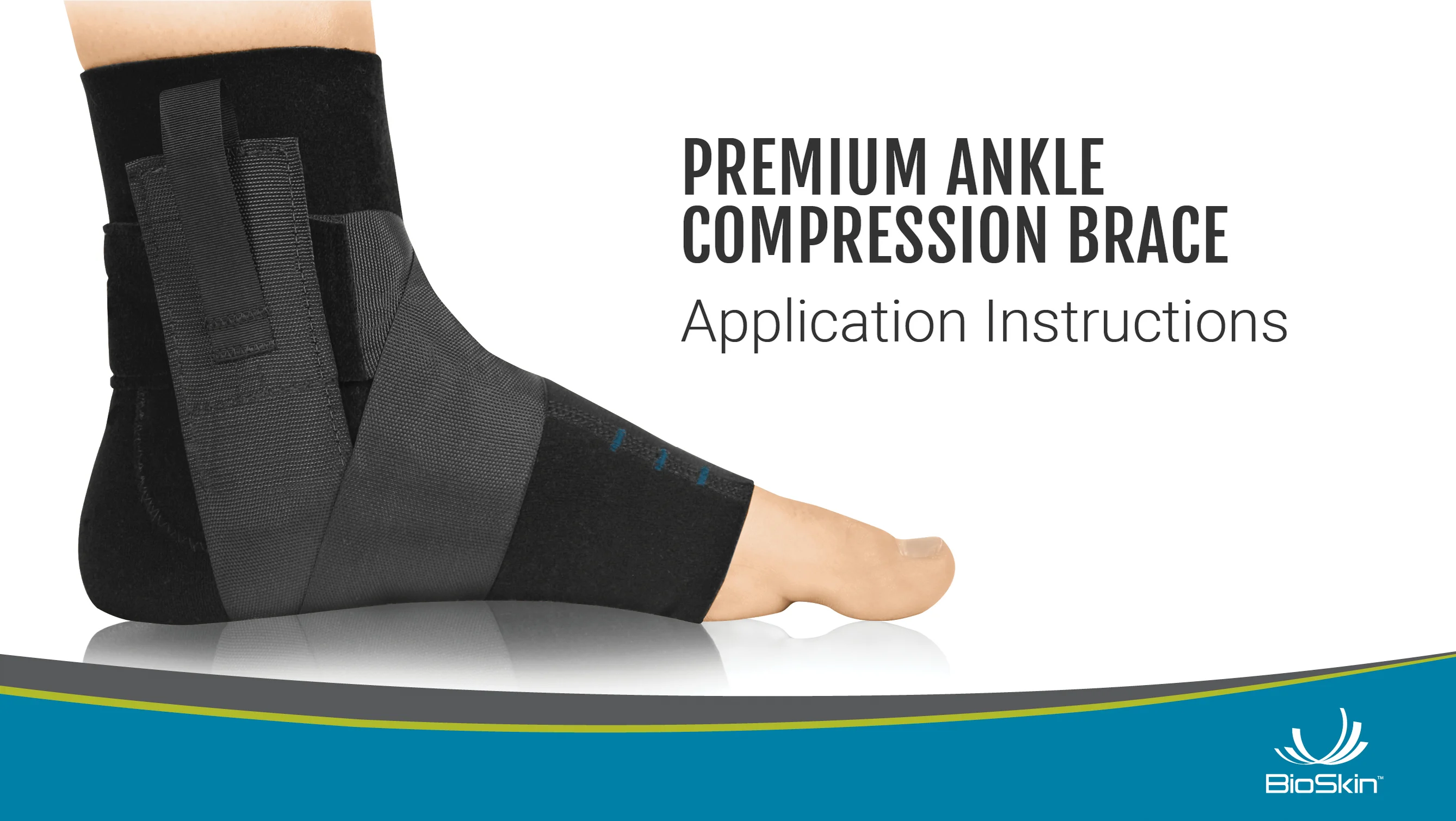 Premium Ankle Compression Brace Application Instructions on Vimeo