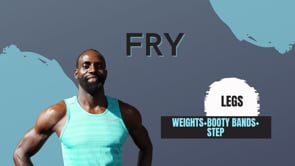 Leg Fry (weights + Step + Booty Band)-6:17:22