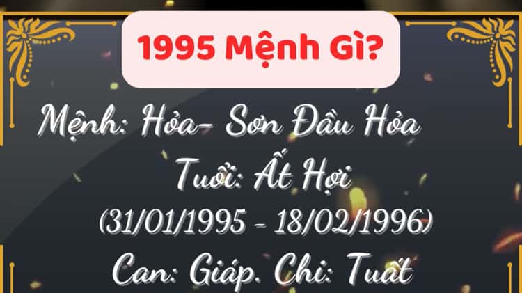 Lời khuyên phong thủy cho người mệnh Hỏa năm 1995