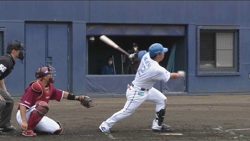 【ファーム】ファイターズ・樋口龍之介 貴重な追加点となるタイムリーヒットを放つ!! 2022年6月18日  北海道日本ハムファイターズ 対 東北楽天ゴールデンイーグルス