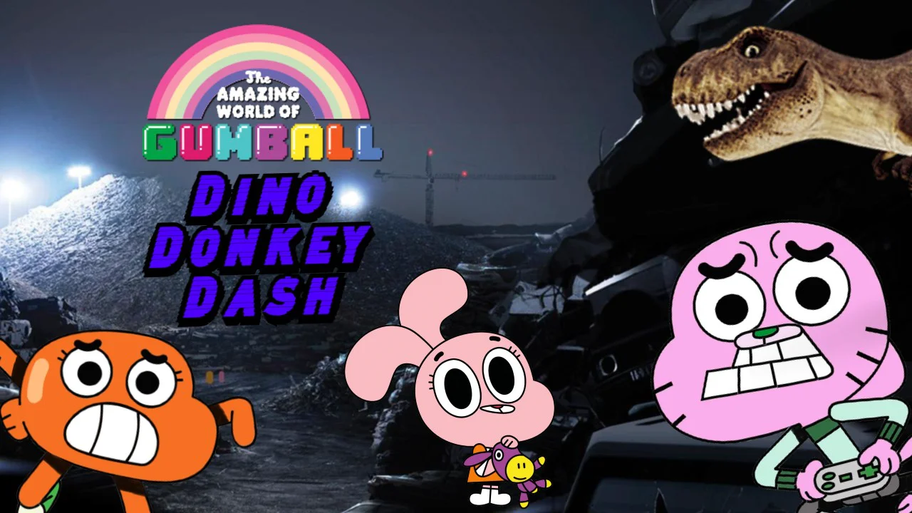 The Amazing World Of Gumball Dino Donkey Dash