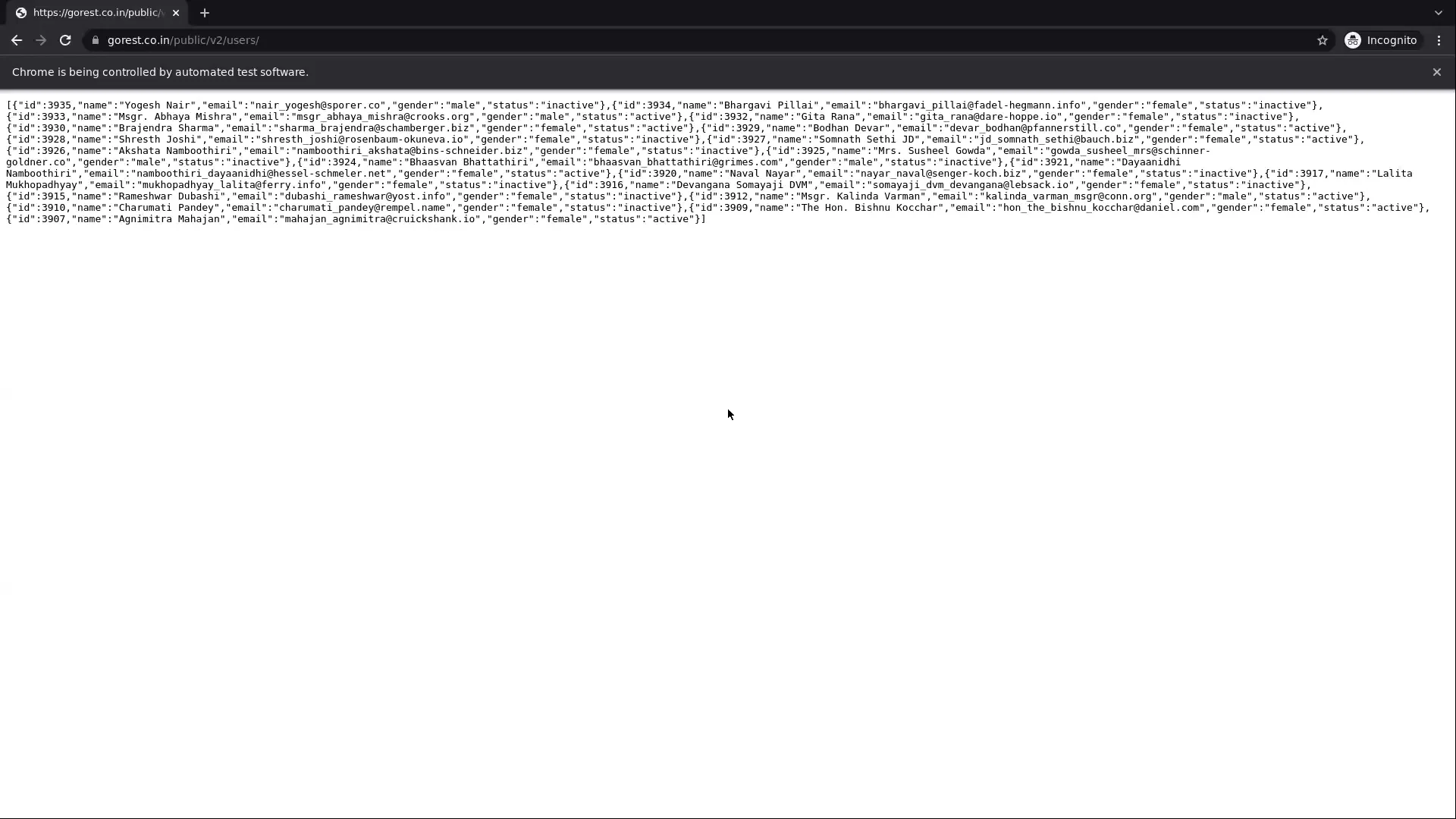 API TEST 1 on Vimeo