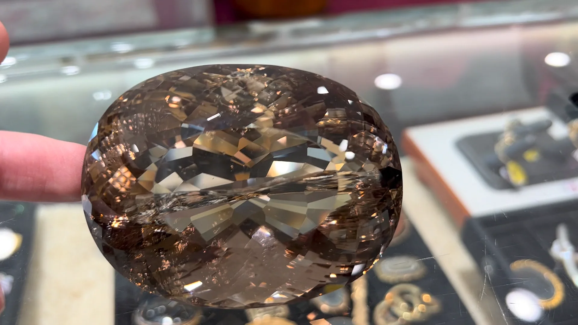 Giant 1,417.60ct Smoky Quartz Gemstone | Burton's Estate Giant 1,417.60ct Smoky Quartz Gemstone | Burton's Estate