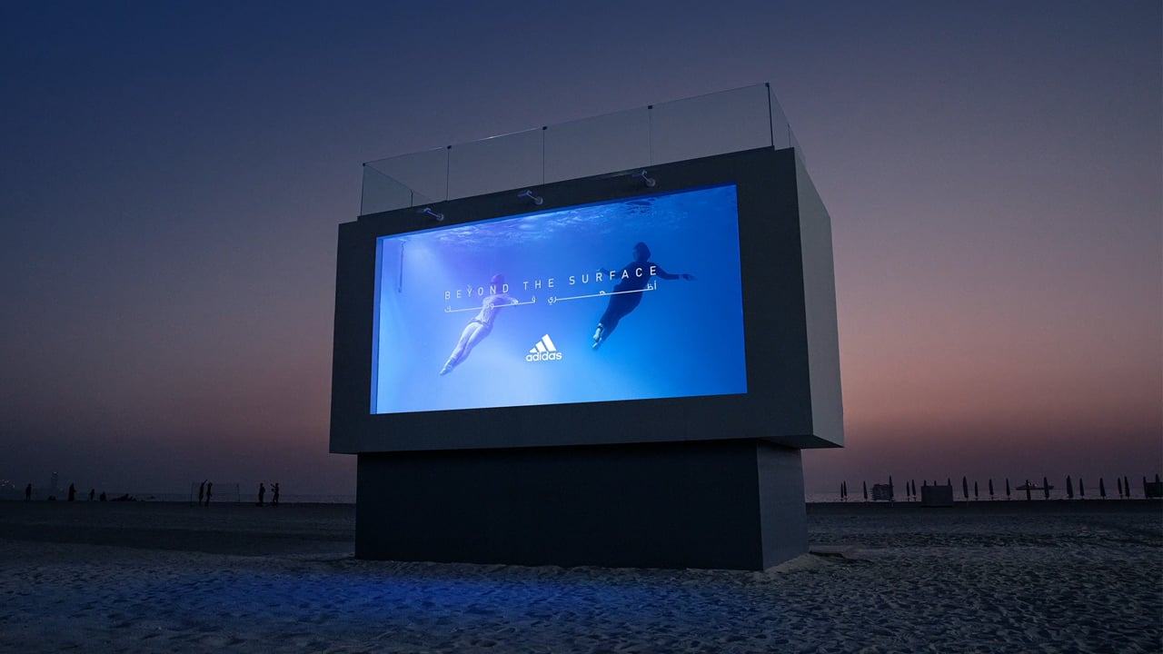adidas Liquid Billboard — case com música e SFX da Vox Haus