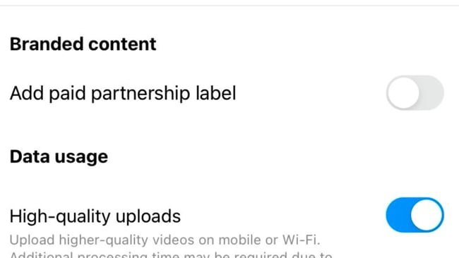 Neue "Qualitäts-Funktion" für Reels