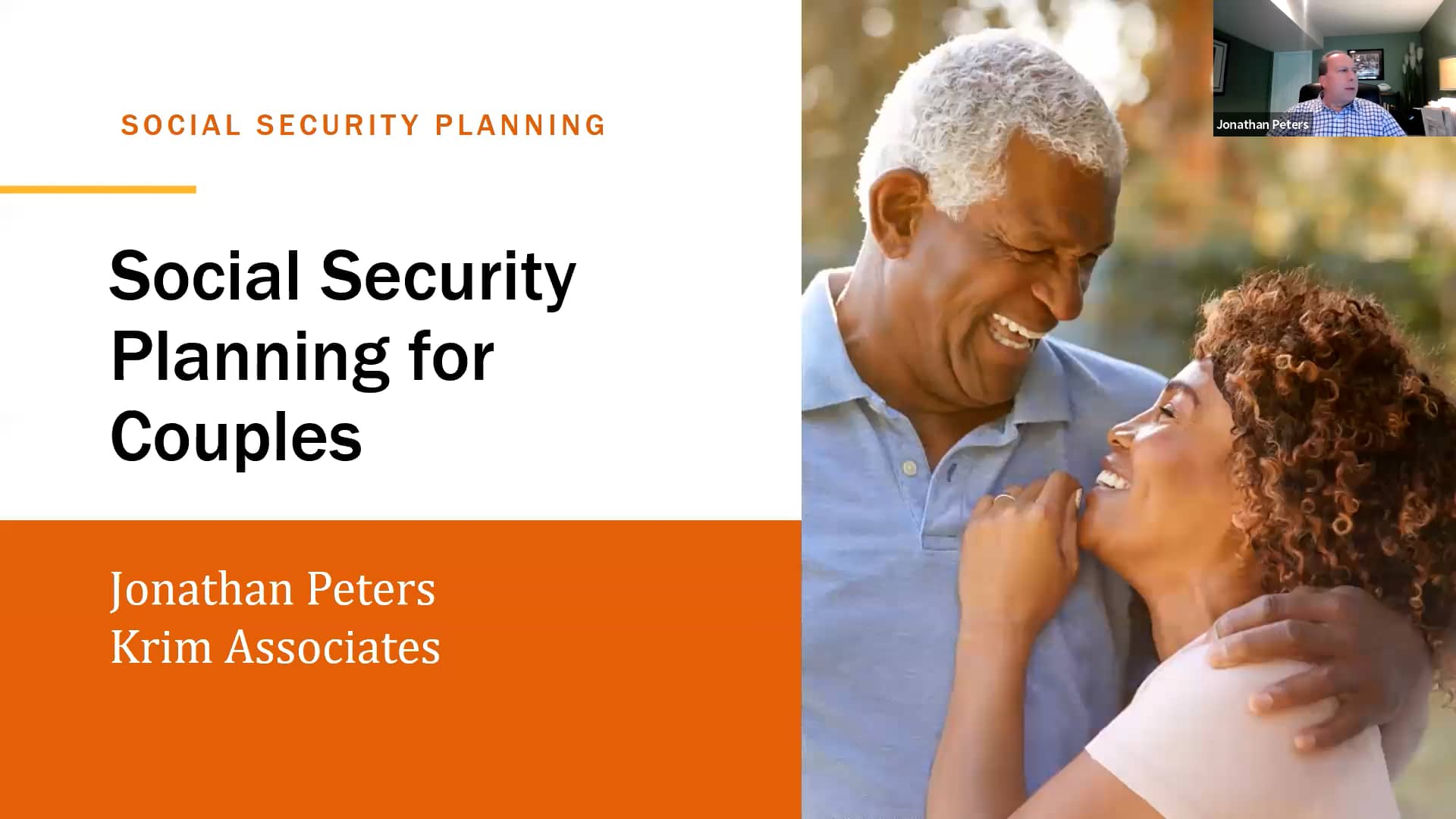 Social Security Planning For Couples On Vimeo