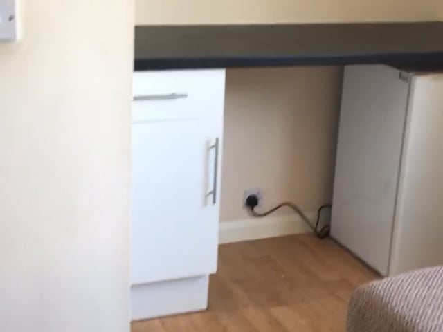 Video 1: Fridge and cupboard included