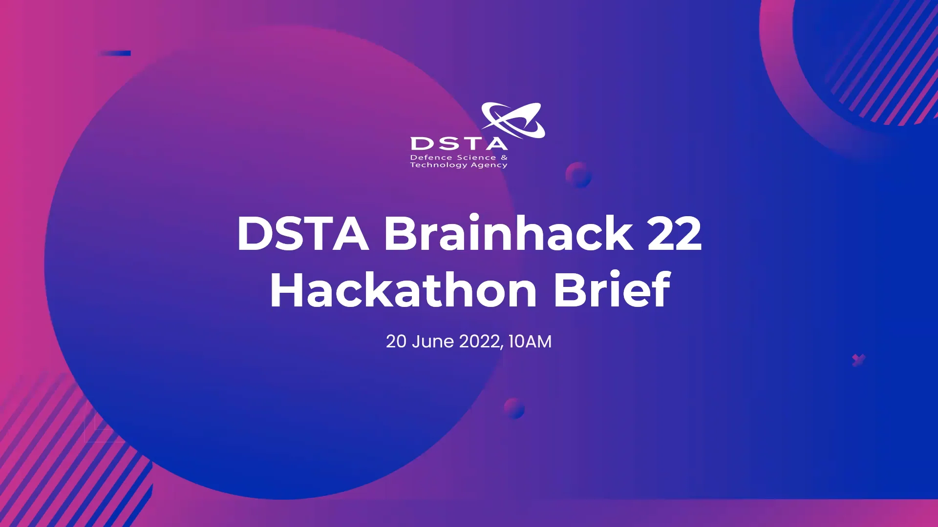 Hackathon Brief Recording on Vimeo