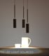 Video Tubule Modern Cluster Pendant Light - Ø 26cm - LED - 3x7W 2700K - Black