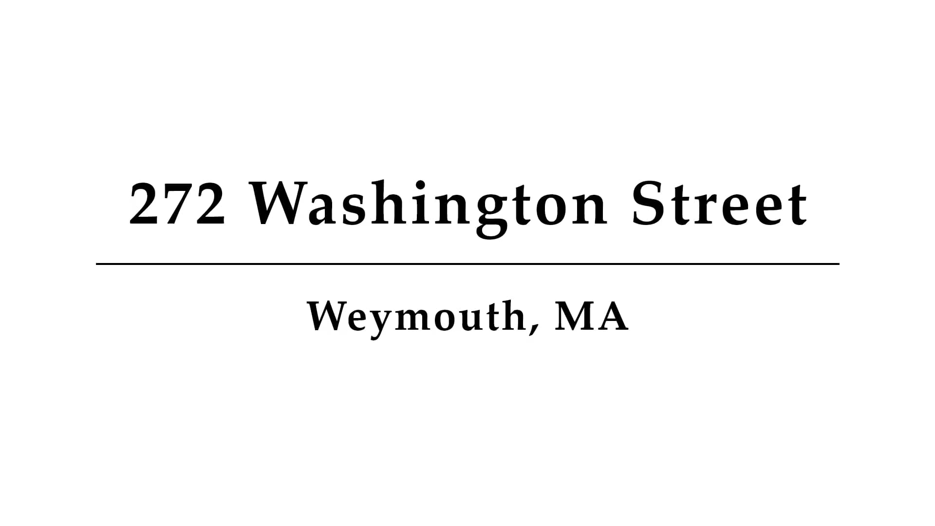 272 Washington Street, Weymouth, MA Presented by Jay Nuss.mp4 on Vimeo