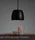 Video Nolan Classic Pendant Light - Ø 24cm - 1xE27 - Black
