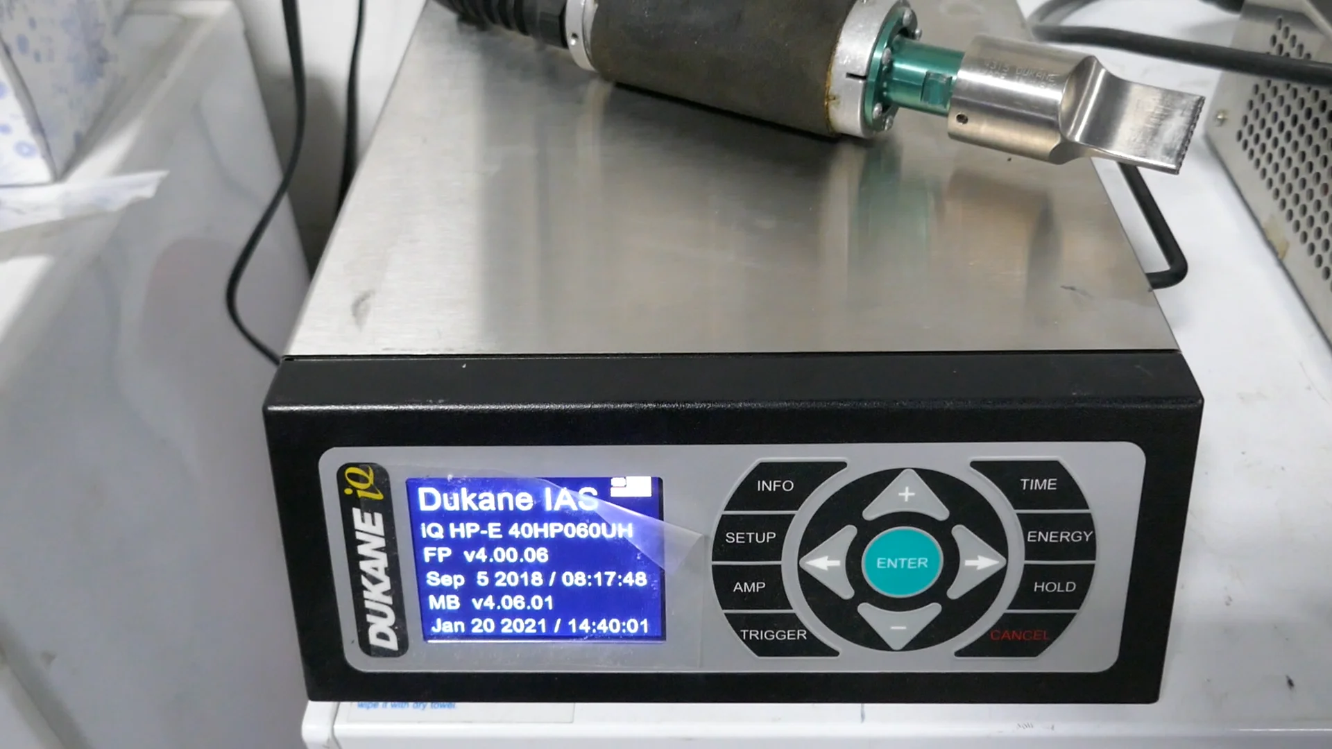 Dukane iQ HP-E 40HP060UH 600 watt (40 kHZ) ultrasonic welder (US362027 ...