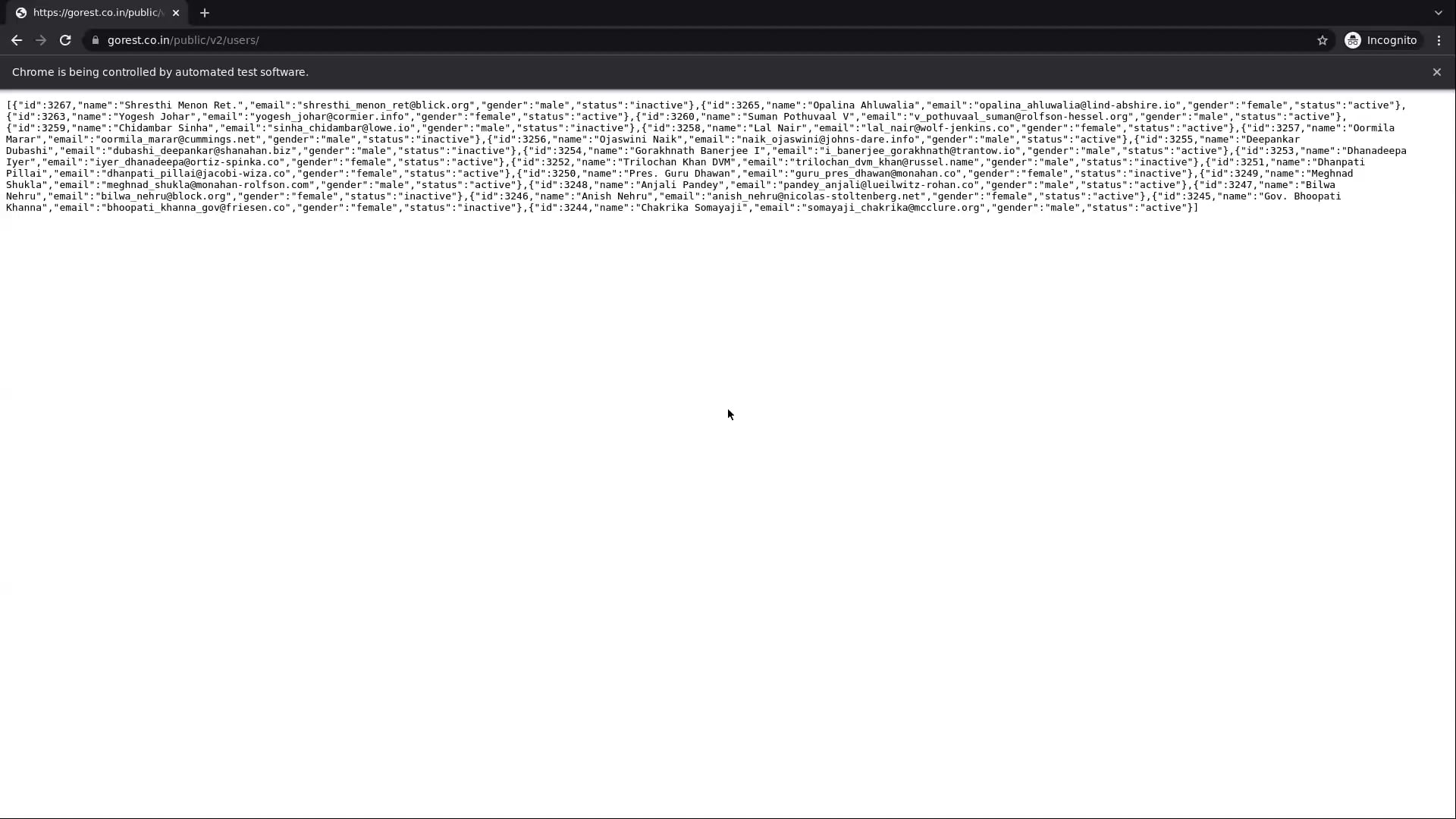 API TEST 1 on Vimeo