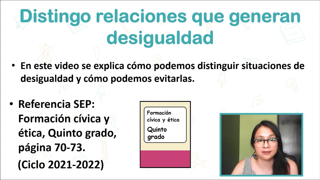 Distingo relaciones que generan desigualdad