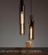 Video Orlando Modern Cluster Pendant Light - Ø 32cm - 3xE27 - Smoke Grey