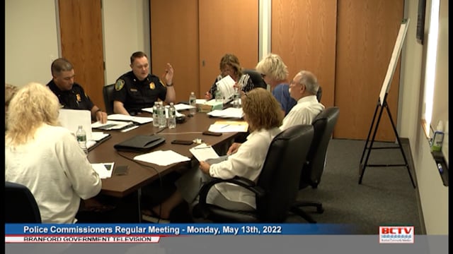 Police Commissioners Meeting 06/13/2022