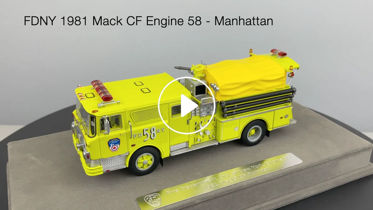 Fire Replicas FDNY 1981 Mack® CF Pumper - Engine 58 - Manhattan