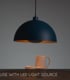 Video Siemon Modern Pendant Light - Ø 40cm - 1xE27 - Blue