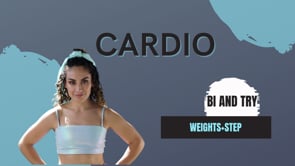 Bi and Tri Cardio (weights+step)-6:20:22