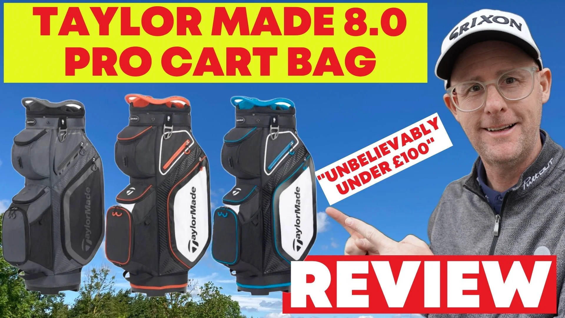 TaylorMade Cart 8.0 Bag Review