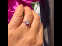 Diamante, rubí, anillo de platino 5830-1830.mov