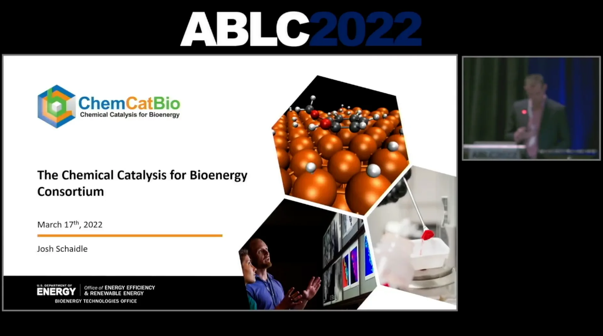 ABLC 2022 ChemCatBio Josh Schaidle on Vimeo