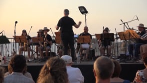 Orquestra de l'Escola de Música 'El Gavià' a la Riba, abans de les vacances