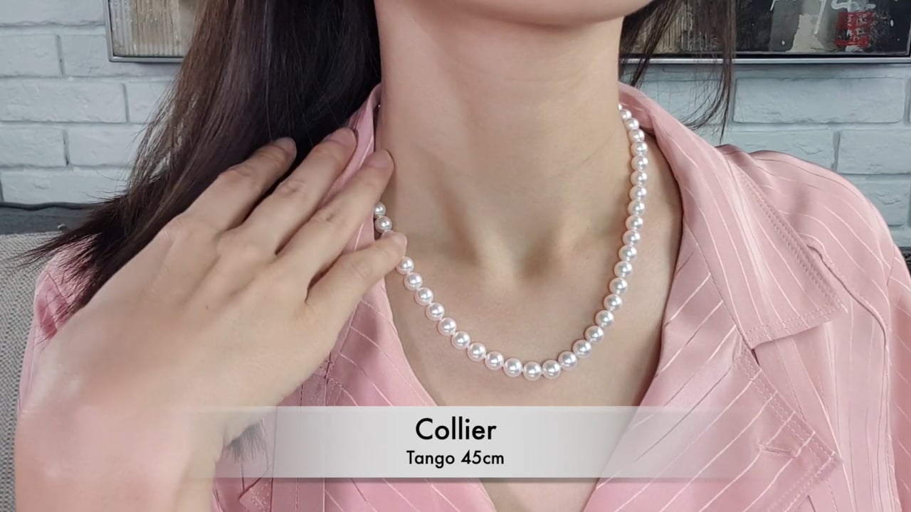 Collier de perles roses pâles, grises et blanches, perle de verre torsadée, bijoux de mariage - France