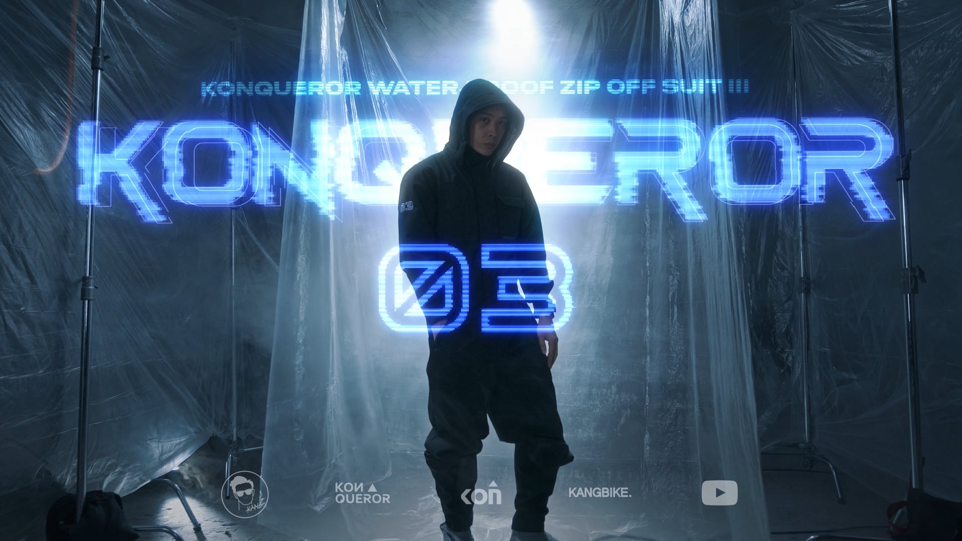 KONQUEROR連身式雨衣CF