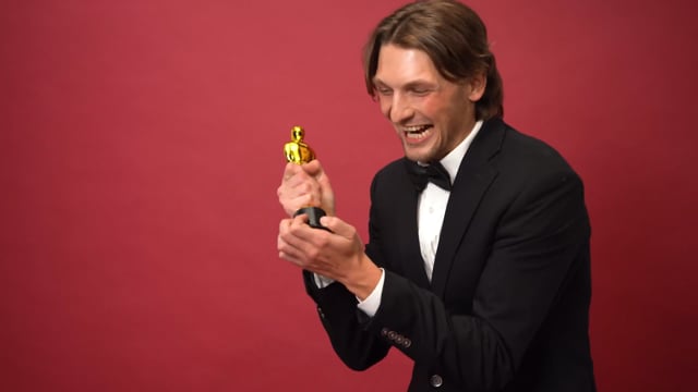 Receiving an Oscar