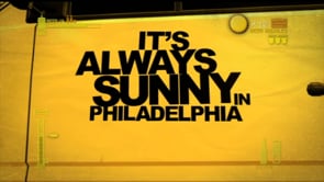 FX It's Always Sunny in Philadelphia "M. Night" BTS