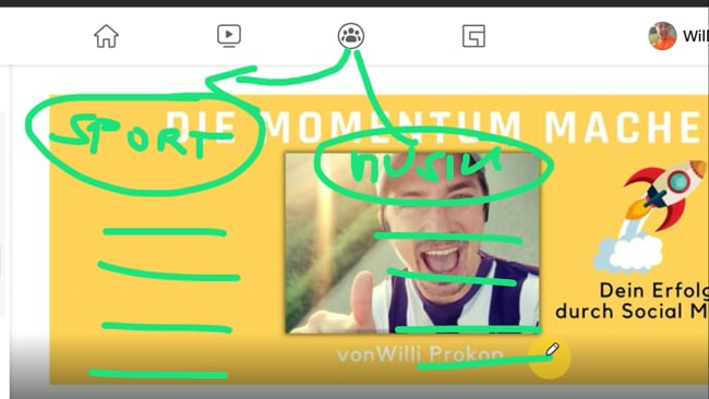 Neue Organisations Funktion für FB Gruppen